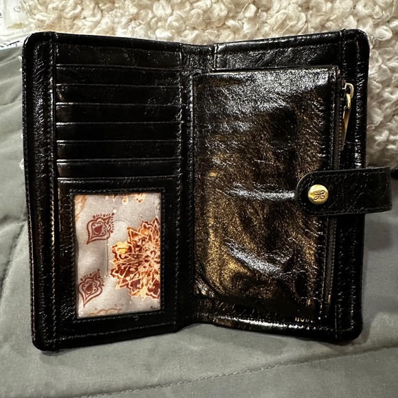 Hobo Black Patent Leather Wallet - Picture 8 of 16
